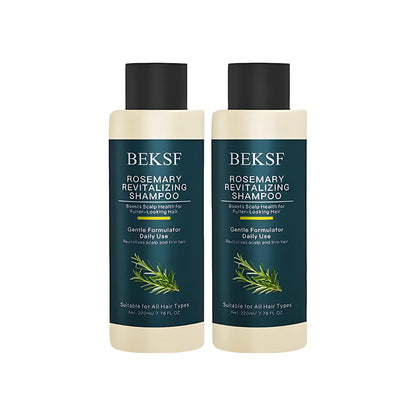 【Buy 1 Get 1 Free】BEKSF Anti-hair loss shampoo oil control anti-dandruff hair care rosemary repair reduce hair loss scalp cleansing conditioner 220ML Korean Haircare Moisture Cleanser Hydrate Moisturizer Moisturizing Hydrating